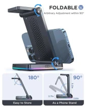 Joyroom 3 ü 1 Arada Katlanabilir Kablosuz Manyetik  Şarj İstasyonu - 2