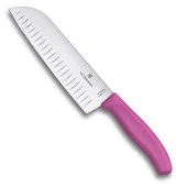 Victorinox Swiss Classic 17cm Santoku Bıçağı Pembe 6.8526.17L4B - 1