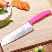 Victorinox Swiss Classic 17cm Santoku Bıçağı Pembe 6.8526.17L4B - 2