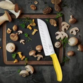 Victorinox Swiss Classic 17cm Santoku Bıçağı Sarı 6.8526.17L8B thumbnail 6