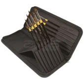 Daler Rowney System 3 Brush Heavy Body Zip Cases Uzun Saplı Sentetik Fırça 10lu 281300111 thumbnail 2