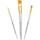 Fanart Ergonomik Altın Taklon Fırça Seti 500 Seri 3lü Set 6 thumbnail 2