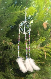 Araba Dikiz Ayna Süsü Mini Düş Kapanı Kötü Göz Nazar Nişan Düğün Ağaç Kapı Duvar Süsü - 4