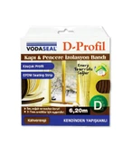 Vodaseal Kapı ve Pencere İzolasyon Bandı 6.2mt  Kahve - 1