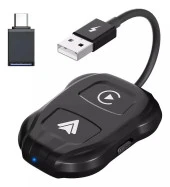 Araç İçi Android ve Apple Cihazlar İçin Kablosuz Car Play Adaptörü Wireless Carplay Çevirici - 1