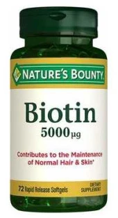 Natures Bounty Biotin 5000 mg 72 Kapsül - 2