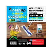 FRESHUP Mop Uyumlu 40 Adet Yer, Yüzey Temizlik Havlusu - 5