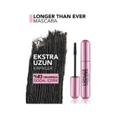 Flormar Longer Than Ever Kirpik Uzatıcı Etkili Besleyici Maskara 001 Black - 5