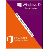 Windows 10 Pro Lisans + Office 2019 Pro Lisans - 1