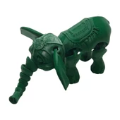 3D Hareketli Oyuncak Sirk Fili Denge Topu Dahil - Yeşil thumbnail 7