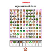 Gizli Hayvanları Bul YAZ-SİL Kitabı - 2