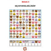 Gizli Hayvanları Bul YAZ-SİL Kitabı - 3