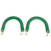 Angel Çanta Aksesuar Yaylı Halkalı Kapsüllü Suni Deri Yeşil Renk Tutma Sapı Light Gold Metalli thumbnail 2