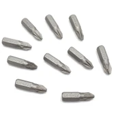 DailyTech 10 Adet 14 25mm Pozi PZ2 Tornavida Bit Seti Tamir Araçları Matkap Ucu Güç Ev El Aletleri - - 4