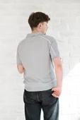Microfilament Kumaş Fermuarlı Polo Yaka Slimfit T-shirt - 8