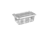 Kullan At Plastik Kilitli Şeffaf Düz Kapaklı Gıda Saklama Kabı Sızdırmaz Kap - 1000 cc - 100 Adet thumbnail 4