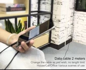 Joyroom S-T507M Type-C Şarj ve Data Kablosu 2 Metre Beyaz thumbnail 5