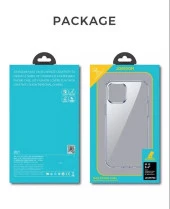 iPhone 11 Transparent Serisi Şeffaf Silikon Cep Telefonu Kılıfı thumbnail 2