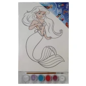 Ponart Ariel baskılı tuval 25x35cm TWD-C101 The Walt Disney - 1