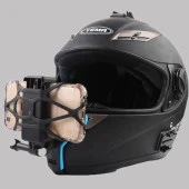 Ayarlanabilir Telefon ve Aksiyon Kamera Uyumlu Motorsiklet Ve Bisiklet Kask Çene Kamera Tutma Aparat - 6
