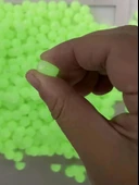 Eagenset Fosforlu Glow Yeşil Silikonlu Yumuşak Boncuk Olta Takımı, Çapari, Jig Yapım Malzemesi 50 Adet - 7