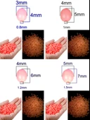 Eagenset Fosforlu Glow Turuncu Silikonlu Yumuşak Boncuk Olta Takımı, Çapari, Jig Yapım Malzemesi 50 Adet thumbnail 1