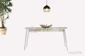 Ortadan Açılabilir Mdf  Yemek Masası, Mutfak Masası ( 70x120 CM ) - 6