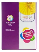 Craft and Arts 25x35cm 120gr Dosyalı Fon Kartonu 10 Renk - 1