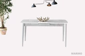 Ortadan Açılabilir Mdf  Yemek Masası, Mutfak Masası ( 80x130 CM ) - 2