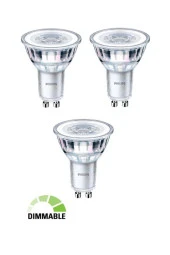 Philips Corepro 4W (50W) Dim Led Ampul Sarı 2700K - 3 Adet Çanak Ampul thumbnail 1