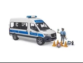 Bruder MB Sprinter Polis Minibüsü Sürücüsü ve Aksesuarları BR02683 Lisanslı Ürün thumbnail 2