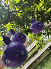 Ağaç Süsü,Balkon Süsü Bahçe Süsü Mor Renk - 2