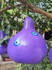 Ağaç Süsü,Balkon Süsü Bahçe Süsü Mor Renk - 4