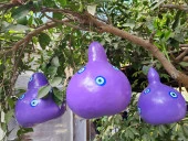 Ağaç Süsü,Balkon Süsü Bahçe Süsü Mor Renk - 6