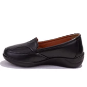 Polaris 105072C Siyah Ortopedik Günlük Kadın Deri Ayakkabı - 3