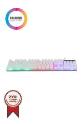TORİMA TK-03 Kablolu Gaming Klavye Beyaz - 2