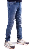 Twister Panama 727C Mavi Düşük Bel Dar Paça Erkek Jeans Pantolon - 1