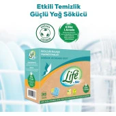 Life By Fakir Ekolojik Bulaşık Makine Deterjanı 30x6 180 Tablet - 3