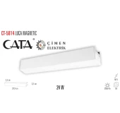 CATA CT 5814 24W Luca Magnetıc Spot 3200K Günışığı - 1