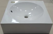 TOPRAVİT 50X50 TEZGAH ÜSTÜ KARE LAVABO H:15CM - 3