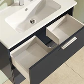 HİLTON BANYO DOLABI - MIA 80 ANTRASİT GRİ - 2