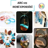 ARC105 ULTRA ŞEFFAF HOBİ EPOKSİ SETİ 0,75 KG SET - 2