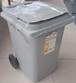 ÇÖP KONTEYNER 30 Lt. ÇETİN GRİ ( H : 48 x 33 x 40 cm ) - 2