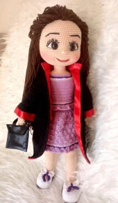 Hakime Bebek Amigurumi Organik Oyuncak - 1