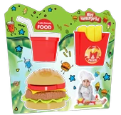 TABLEWARE FOOD MİNİ HAMBURGER SET 220 - 1