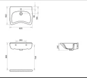 BEDENSEL ENGELLİ 50X60 LAVABO TURASER thumbnail 2