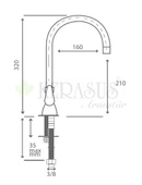 KERASUS MOON SERİSİ - MİX KUĞU EVYE BATARYASI 40Ø thumbnail 2