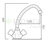 KERASUS NUR SERİSİ - KUĞU EVYE BATARYASI thumbnail 2