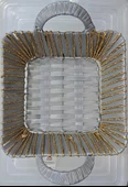 LEVA EKMEK SEPETİ KARE TU-4639 ( 25 x 25 x 7 cm ) - 2
