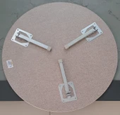 GÜMÜŞLER 70 cm METAL AYAKLI SOFRA - 1